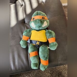 1988  TMNT Michelangelo  14 Inch Plush